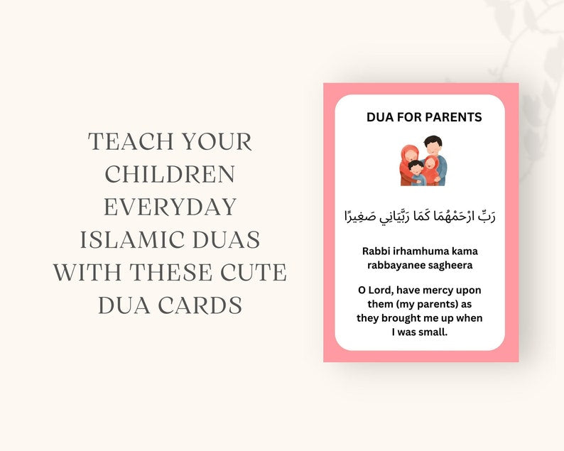 Kids Dua Cards